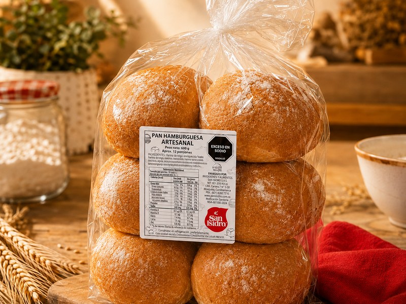 Pan Hamburguesa Artesanal