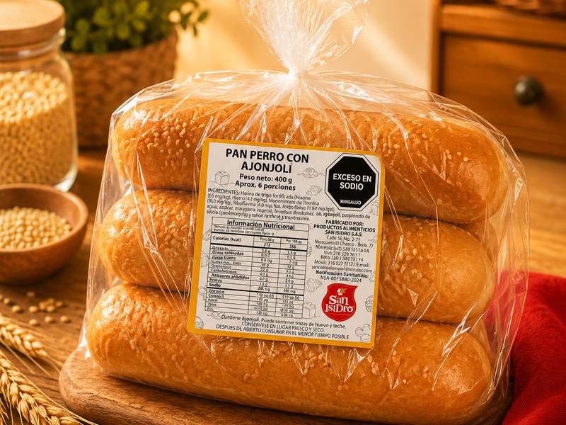 Pan Perro con Ajonjolí